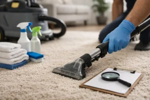 How to Get Carpets Ready for Inspection